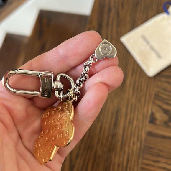 Louis Vuitton Vivienne BFF Best Friend double Keychain Bag Charm - Picture 7 of 8